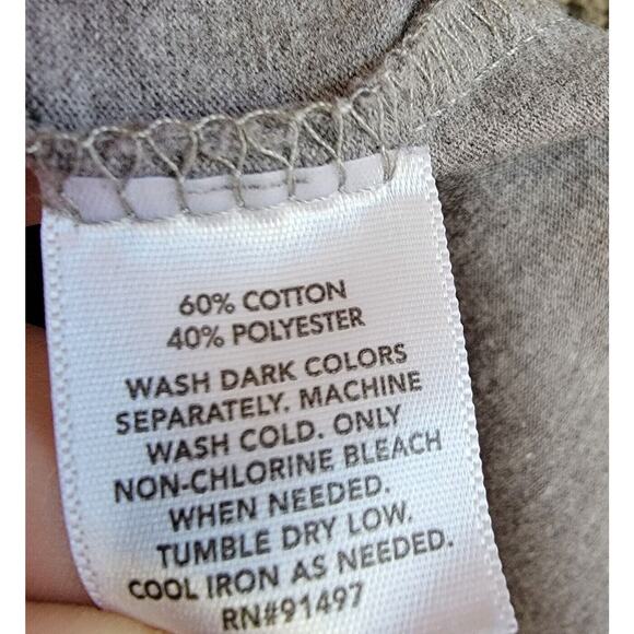 Womens Gray Wife Mom Boss Short Sleeve Shirt Hi Lo Top Plus Sz XXL 2XL G Supply - Picture 5 of 8